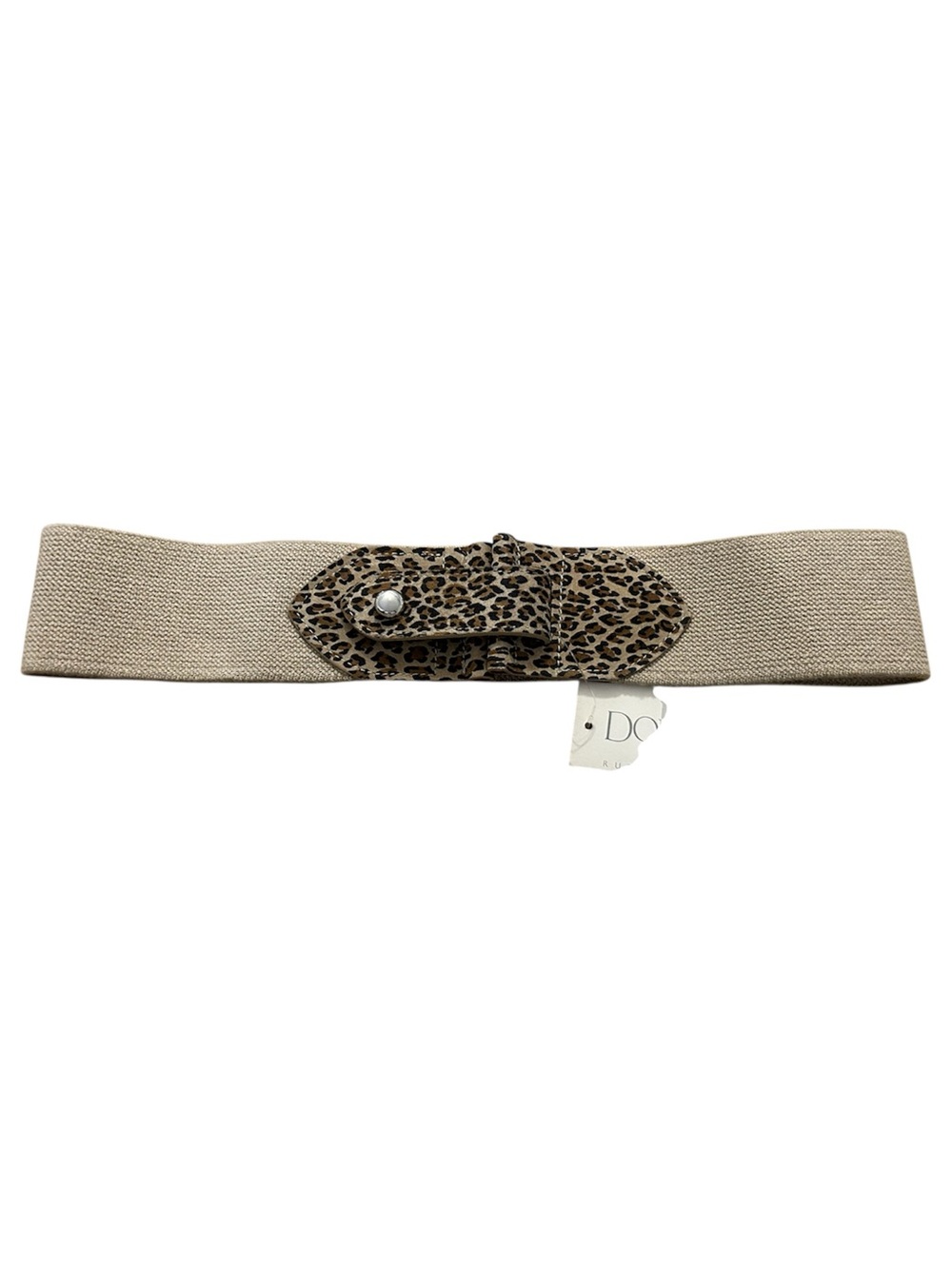 Vintage Doncaster Leopard Stretch Belt Size Medium